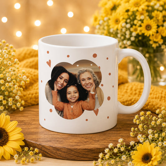 Personalized Photo Mug | Custom Name & Photo Coffee Mug