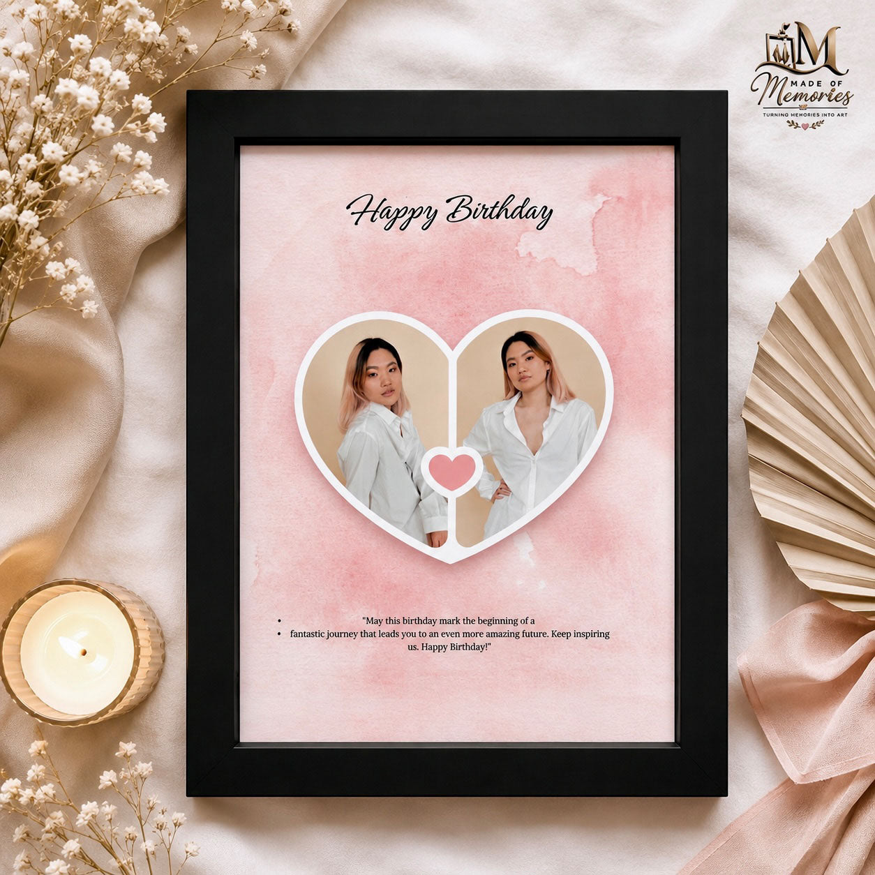 Personalized Photo Frame | Custom Memory Frame